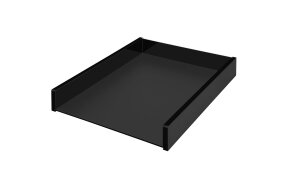 WEDO LETTER TRAY BLACK A4 SIZE STACKABLE
